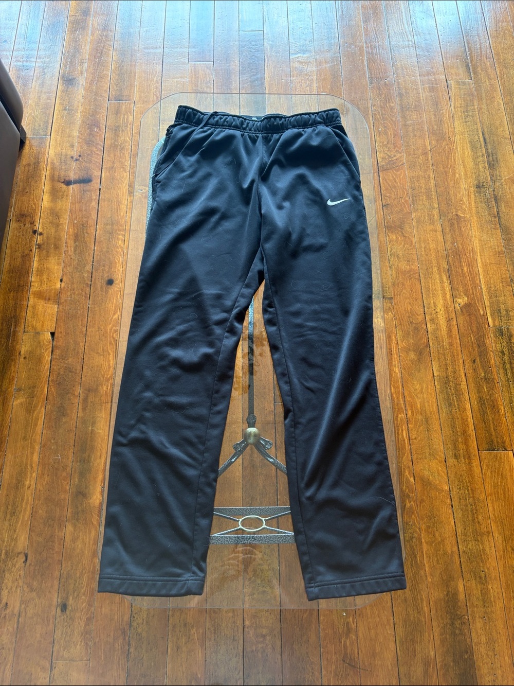 Nike Black Men's Athletic Sweatpants with Swoosh